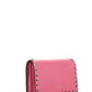 Rockstud Calfskin Pouch - Pink