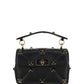 Medium Roman Stud The Shoulder Bag In Nappa With Chain And Enameled Studs - Black