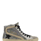 Slide Sneakers - White / Silver