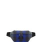 Check Cotton Sonny Bum Bag - Oceanic Blue