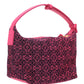 Small Cubi bag in Anagram Jacquard and Calfskin - Pink