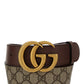 GG Double G Buckle Belt - Brown