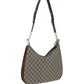 Gucci Attache Large Shoulder Bag - Beige/Ebony