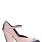 Brushed Leather Pumps - Alabaster Pink