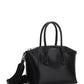 Mini Antigona Sport Bag In Leather - Black