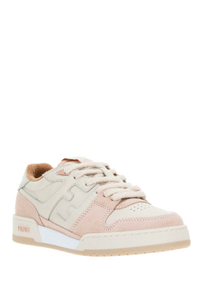 Fendi Match Low-tops in Suede - Pink