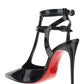 Maravilla T-Strap 100 Patent Pump - Black