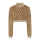 Cashmere Cropped Sweater - Camel