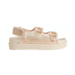 Women's GG Sandal with Crystals - Rose Beige