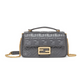 Baguette Chain Midi Bag - Gray