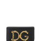 DG Girls Clutch In Calfskin - Black