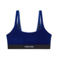 Stretch Velvet Bralette - Yves Blue