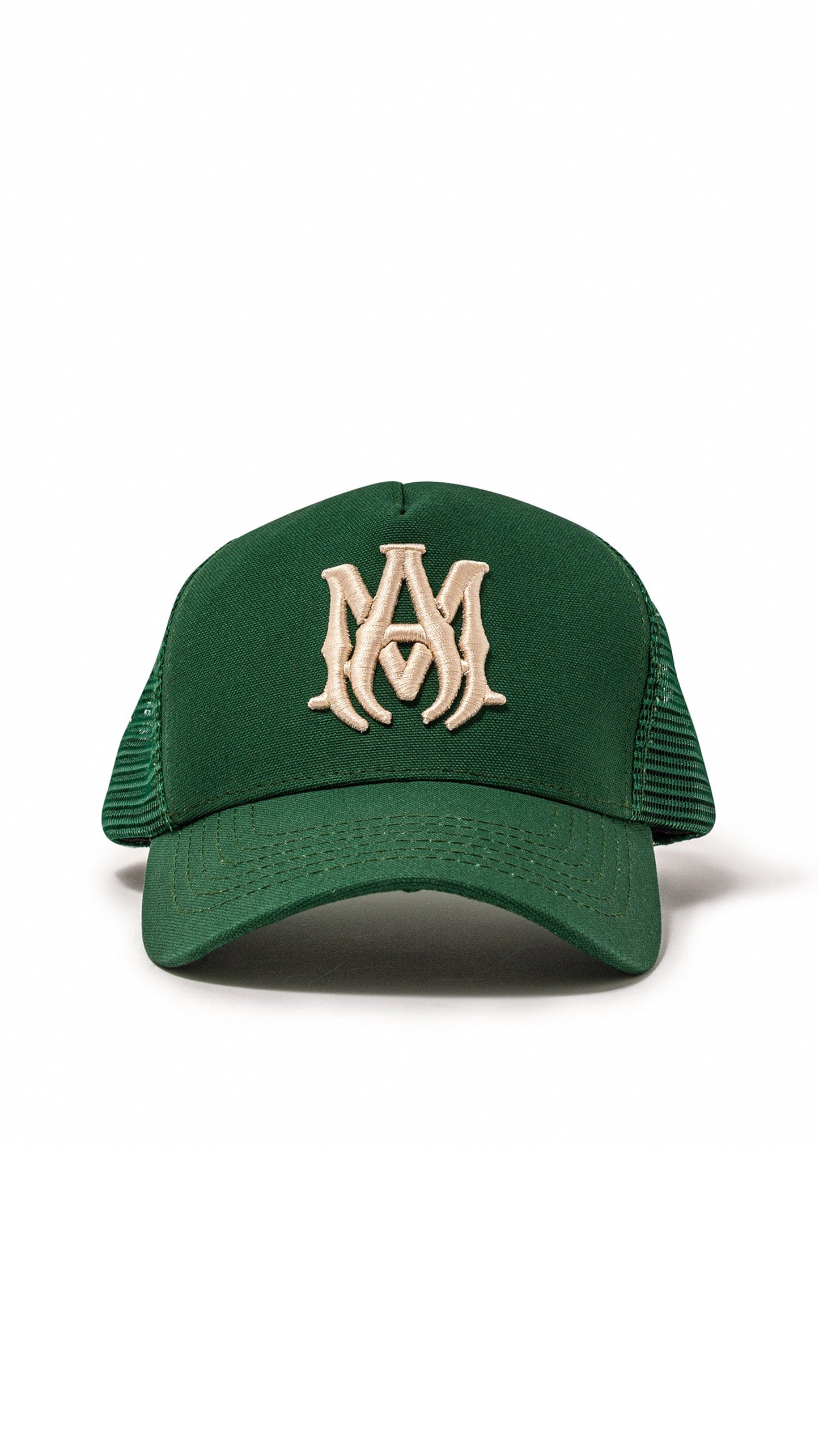 MA Logo Trucker Hat - Green Alabaster