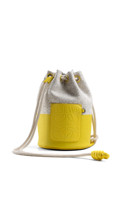 Small Sailor Bucket Bag - Ercu/Lemon