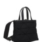Re-Nylon Padded Tote Bag - Black