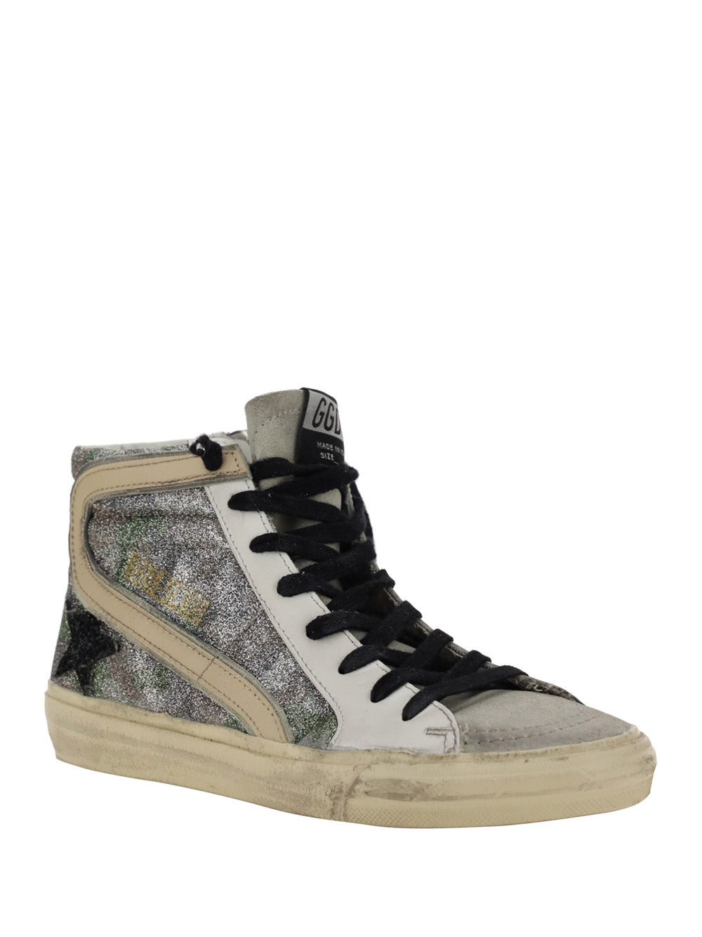 Slide Sneakers - White / Silver