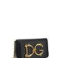 DG Girls Clutch In Calfskin - Black