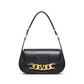 Vlogo Chain Shoulder Bag in Calfskin - Black