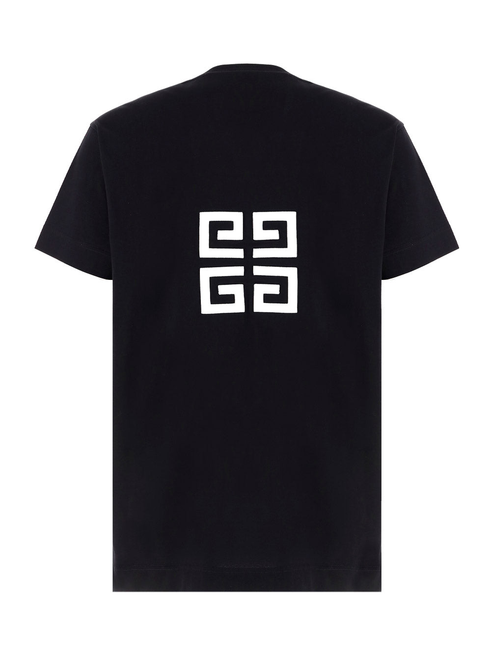 Embroidered Oversized T-Shirt - Black / White
