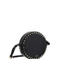 Rockstud Round Shoulder Bag - Black