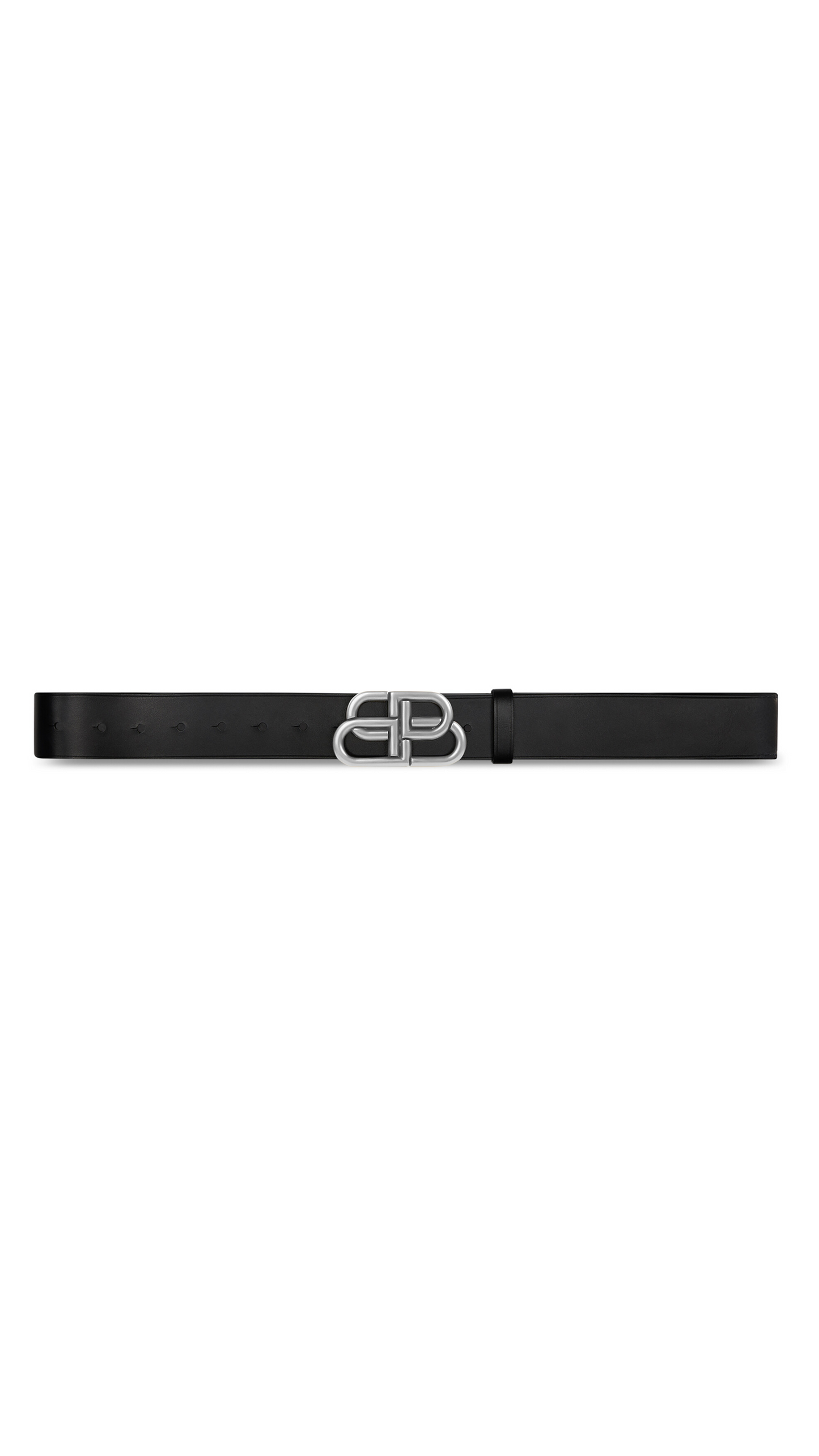 Men's BB Extra Large Belt in Natural Calfskin - Black