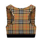 Vintage Check Sports Bra - Archive Beige