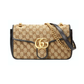 GG Marmont Small Shoulder Bag - Beige/Ebony