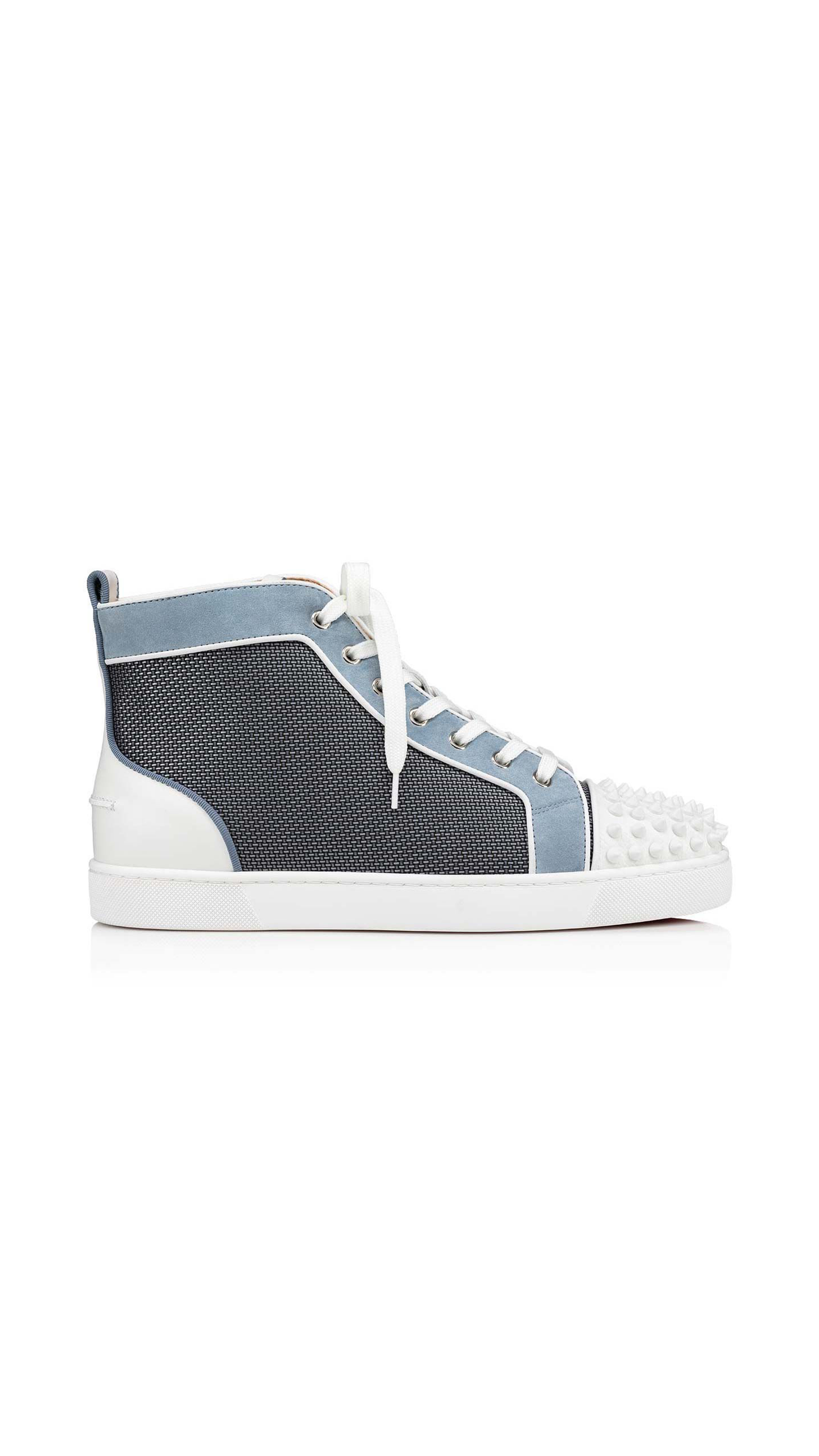Lou Spikes Sneaker - White/BlueGrey