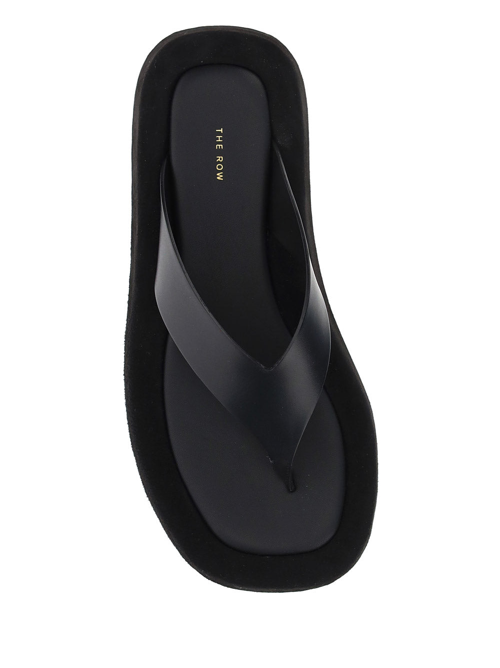 Ginza Sandal in Suede - Black
