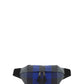 Check Cotton Sonny Bum Bag - Oceanic Blue