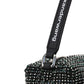 Heiress Medium Pouch Bag in Rhinestone Mesh