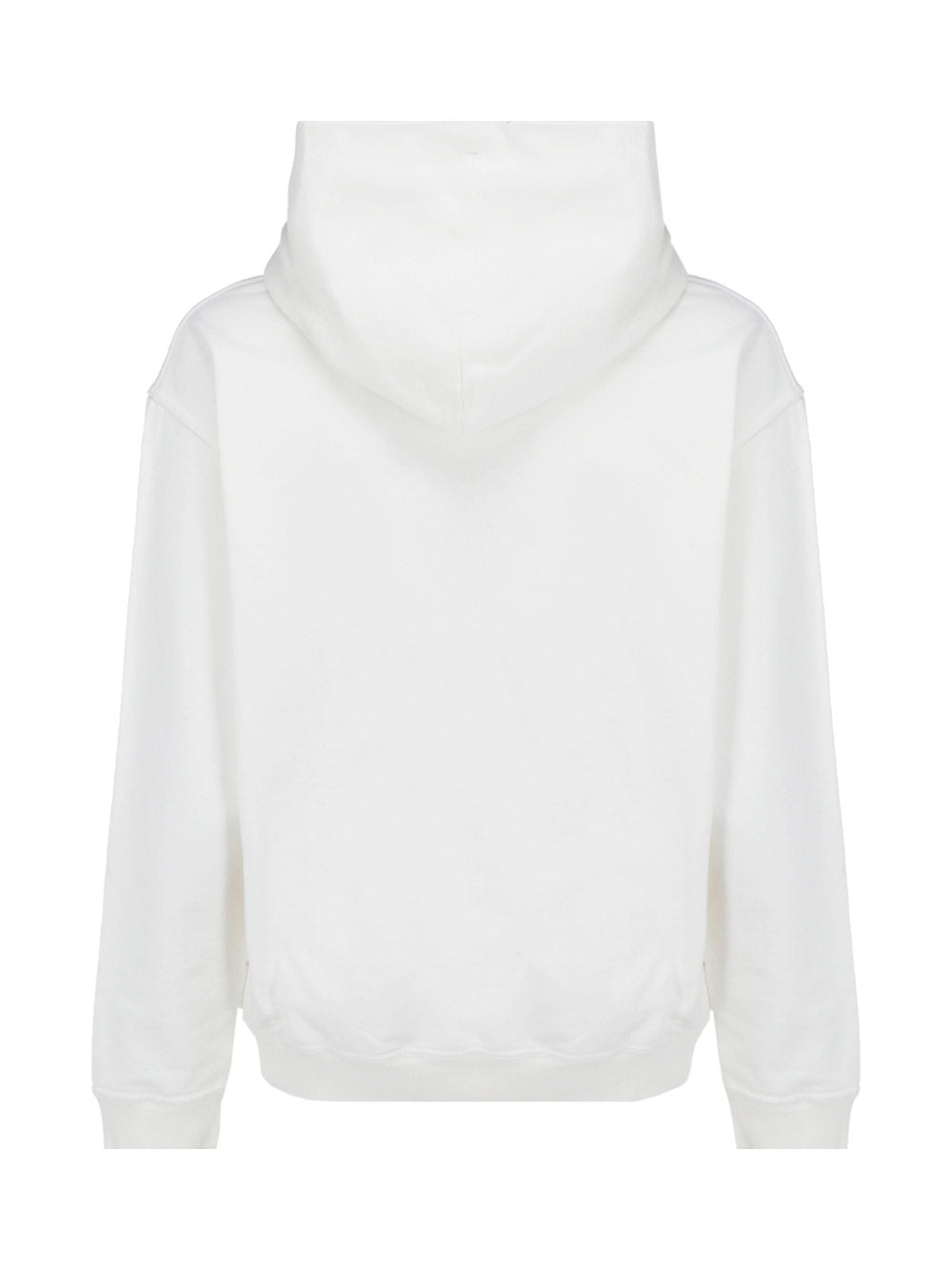 Reverse Logo Hoodie - White