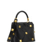 Small Roman Stud The Handle Bag In Nappa - Black