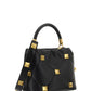 Small Roman Stud The Handle Bag In Nappa - Black