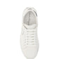 Gancini Sneaker - White / Silver