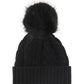 Beanie With Pom Pom - Black