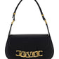 Vlogo Chain Shoulder Bag in Calfskin - Black
