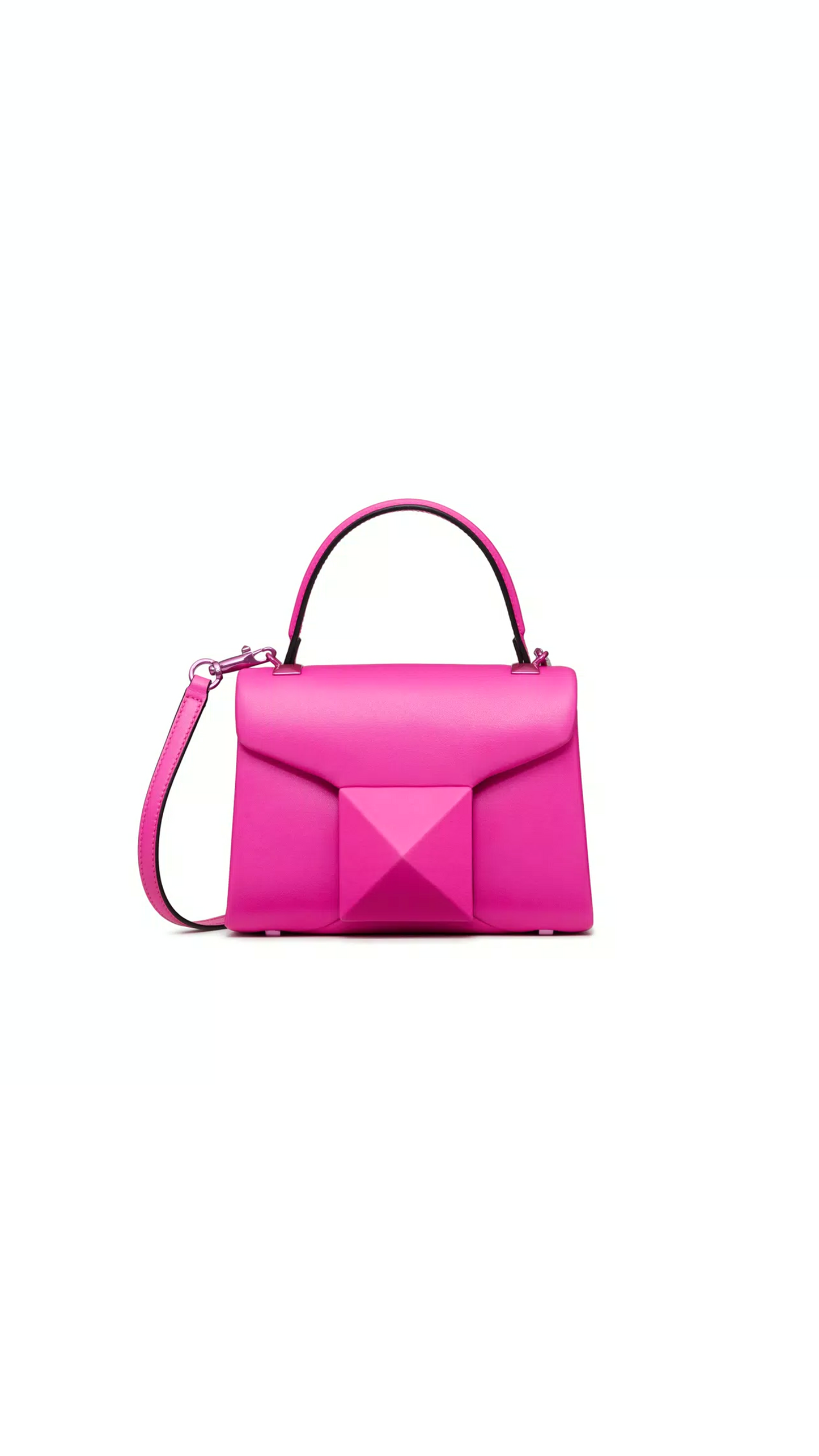 Mini One Stud Handbag in Nappa - Pink PP