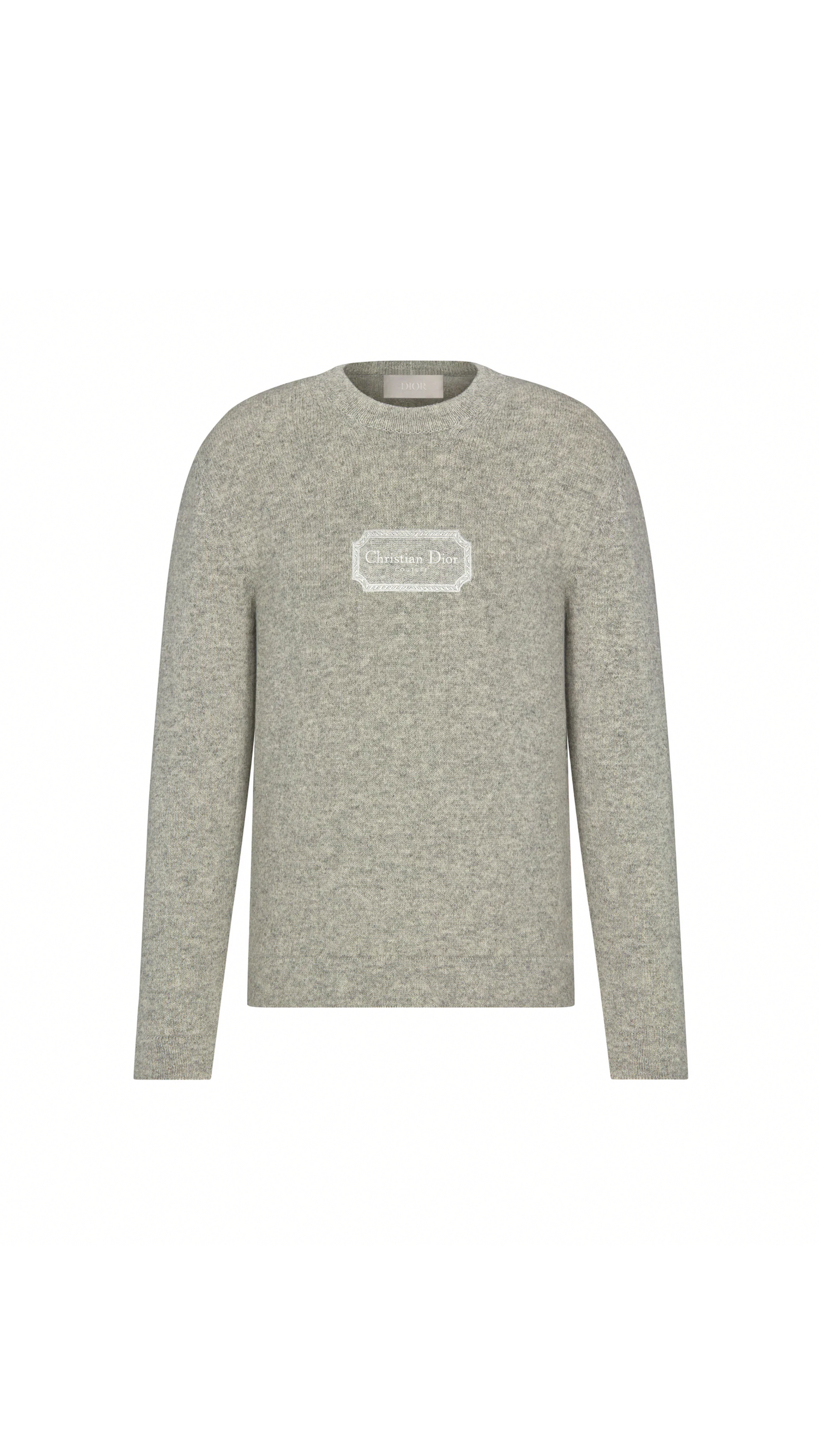 'Christian Dior Couture' Sweater - Gray