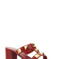 Roman Stud Calfskin Slid Sandal 60mm - Rosso Valentino