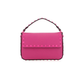 Rockstud Calfskin Pouch Crossbody Bag - Pink PP