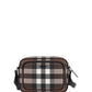 Bio-Based Check Crossbody Bag - Dark Birch Brown