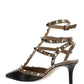 Rockstud Caged Pump 65mm - Black / Nude
