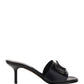VLogo 80mm Sandals - Black