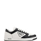 District Leather Sneakers - White / Black