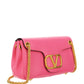 Stud Sign Nappa Shoulder Bag - Pink
