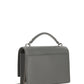 Sunset Chain Wallet Bag in Smooth Leather - Grey