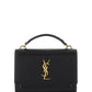 Sunset Chain Bag In Smooth Leather - Black
