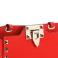 Rockstud Smartphone Leather Crossbody Bag - Red
