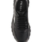 Prax 01 Sneakers in Nylon & Leather - Black